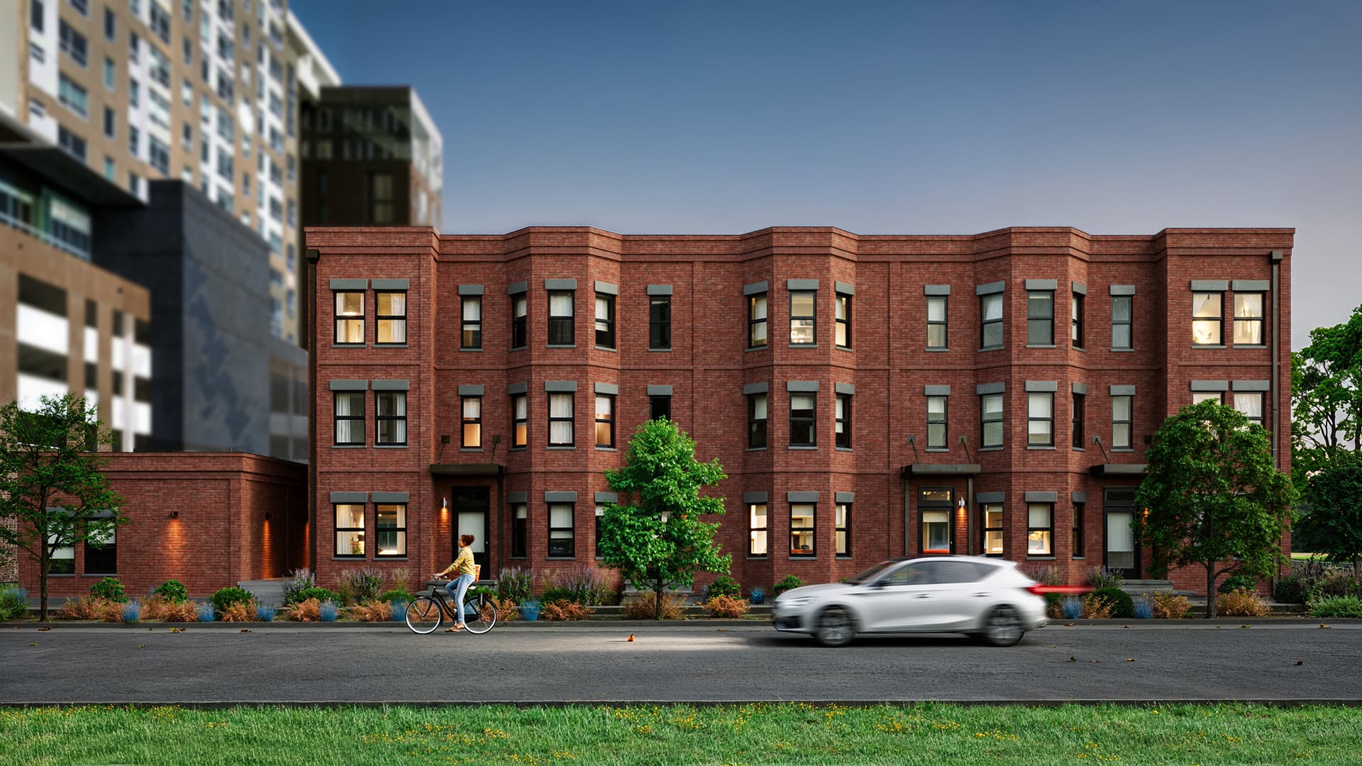 Glenarm Residences exterior, 2105 Glenarm Place